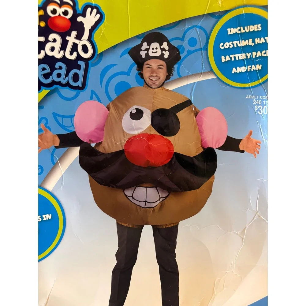 Mr Potato Head Inflatable Pirate Costume Adult Playskool Airblown 240 114874